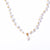 Vintage Retro Smile Geometric Pearl Diamond Inlay Necklaces