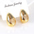 Moderate Luxury Sphere Square Circle Heart Droplet Copper Diamond Inlay Stud Earrings