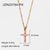 IG Style Chain Geometric Stainless Steel 18K Gold Plated Necklaces