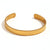 Minimalist Circle Stainless Steel 18K Gold Plated Bangles