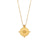 Fashion Stripe Geometric Stainless Steel 18K Gold Plated Necklaces