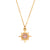 Fashion Octagram Geometric Stainless Steel 18K Gold Plated Necklaces