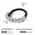 IG Style Ellipse Stainless Steel Electroplating Hair Ties