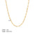 Expressive Chain Geometric Stainless Steel PVD Cloating Necklaces