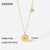 IG Style Chain Star Stainless Steel 18K Gold Plated Necklaces