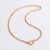 Elegant Stripe Geometric U-Shape Stainless Steel Electroplating Necklaces