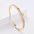 IG Style Women Metal Diamond Metal Hollow Bangles