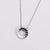 Elegant Circle Stainless Steel Electroplating Necklaces