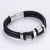 Men Metal Leather Bangles