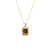 Minimalist Fashion Quadrilateral Round Geometric Stainless Steel 18K Gold Plated Necklaces