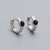 925 Sterling Silver Versatile Circle Round Geometric Silver Electroplating Earrings