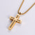 Minimalist Cross Stainless Steel Electroplating Pendants