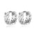 Korean Women Geometric Metal Copper Stud Earrings