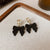 Chic Pearl Geometric Flower Alloy Pearl Inlay Earrings