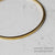 Fashion Stripe Stainless Steel 18K Gold Plated Bangles