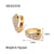 IG Style Snake Animal Chinese Zodiac Stainless Steel 18K Gold Plated Earrings