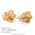 Fashion Starfish Geometric Chinese Zodiac Animal Stainless Steel Electroplating Earrings