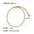 Women IG Style Stripe Geometric Stainless Steel 18K Gold Plated Bracelets