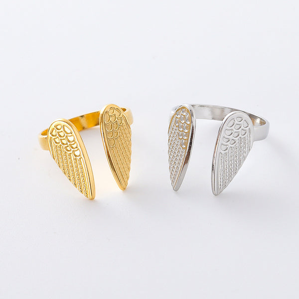 Retro Vintage Women Geometric Geometric Stainless Steel Electroplating Rings