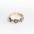 Unisex Diamond Metal Eye Bohemian Geometric Zircon Rings