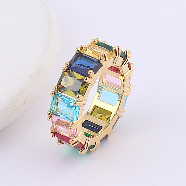 Women Geometric Metal Geometric Gold Plating Rings