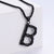 Men Metal Retro Vintage Number Text Letter Stainless Steel Polishing Pendants