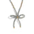 Fashion Bowknot Geometric Stainless Steel Electroplating Necklaces