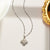 Moderate Luxury Geometric Titanium Steel 18K Gold Plated Necklaces