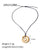 IG Style Circle Stainless Steel Electroplating Necklaces