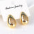 Moderate Luxury Sphere Square Circle Heart Droplet Copper Diamond Inlay Stud Earrings