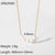 IG Style Pearl Geometric Stainless Steel 18K Gold Plated Necklaces