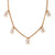 Fashion Quadrilateral Geometric Stainless Steel 18K Gold Plated Necklaces