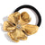 Fashion Flower Stainless Steel Electroplating Hair Ties