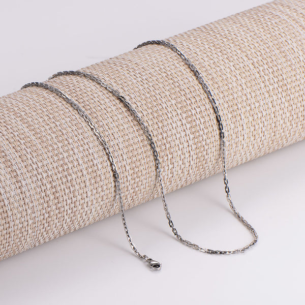 Minimalist Stripe Geometric Stainless Steel Polishing Necklaces