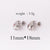 Fashion Droplet Copper Electroplating Stud Earrings