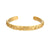 Minimalist Circle Stainless Steel 18K Gold Plated Bangles