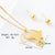 IG Style Biggy Bear Animal Stainless Steel Electroplating Jewelry Sets