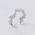 Retro Vintage Women Retro Vintage Geometric Stainless Steel Electroplating Rings