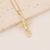 Fashion Cross Copper Zircon Inlay Pendants