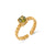 Women Fashion Circle Geometric Stainless Steel 18K Gold Plated Rings