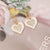 Women Fashion Heart Alloy Oil Dripping Earrings