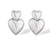 Minimalist Heart Geometric Stainless Steel Drop Earrings