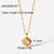 Cartoon Stainless Steel 18K Gold Plated Necklaces