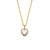 Minimalist Heart Square Geometric Stainless Steel 18K Gold Plated Necklaces