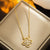 Moderate Luxury Geometric Titanium Steel 18K Gold Plated Necklaces