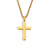 Fashion Stripe Geometric Stainless Steel 18K Gold Plated Necklaces