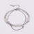 Women Minimalist Stripe Stainless Steel Electroplating Bracelets