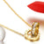 Fashion Geometric Titanium Steel 18K Gold Plated Necklaces