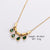 Retro Vintage Droplet Stainless Steel Electroplating Necklaces