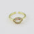 Women Metal Gold Plated Copper Rings